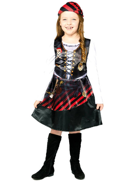 Girls Printed Sustainable Pirate Costume