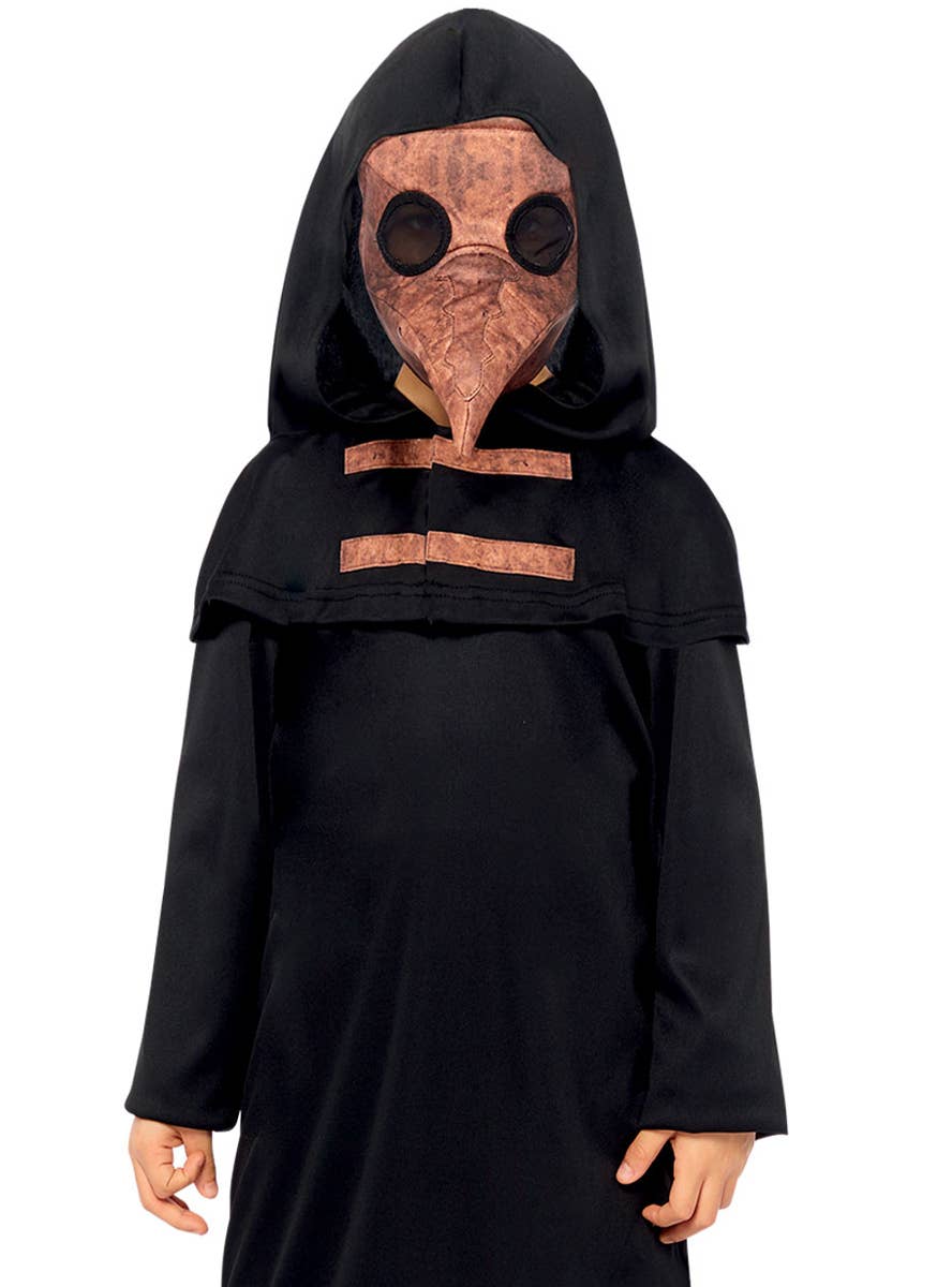 Image of Medieval Plague Doctor Boys Halloween Costume - Close Image