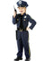 Boys Navy Blue Police Office Uniform Costume