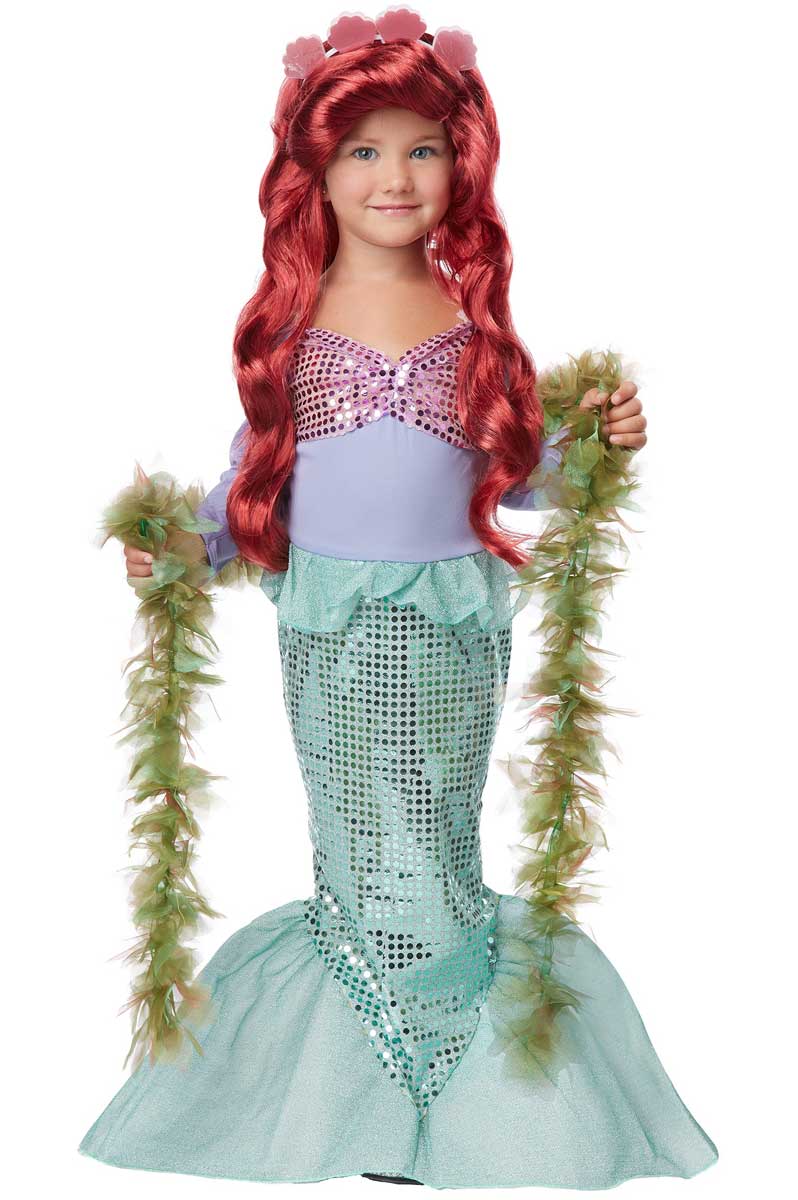 The Little Mermaid Toddler Girls Disney Princess Costume Main Image