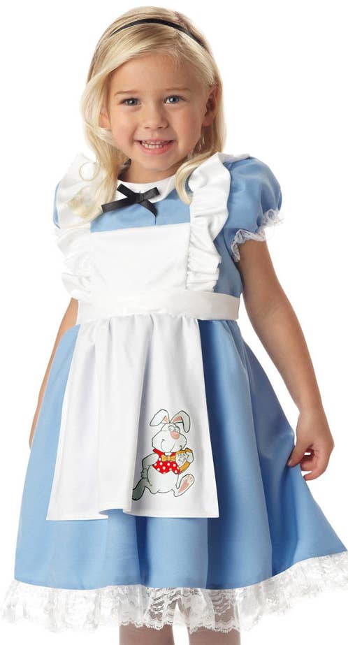 Fairytale Alice in Wonderland Costumes for Girls - Close Image