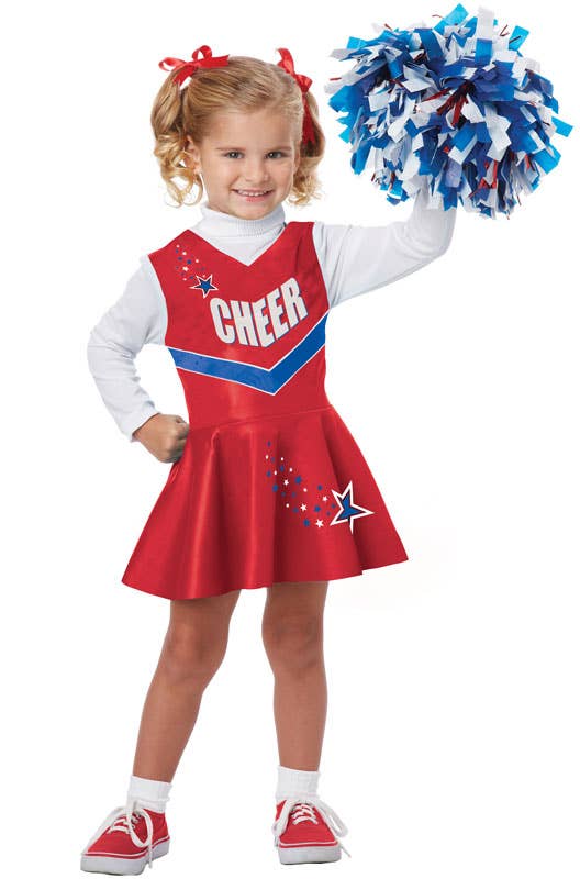 High School Cheerleader Toddler Girls Costume