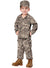 Toddler Military Soldier Fancy Dress Costume Front View