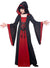 Black and Red Girl's Vampire Costume Robe Front View