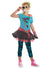 80s Fashion Girl's Retro 1980's Pop Star Costume - Front View