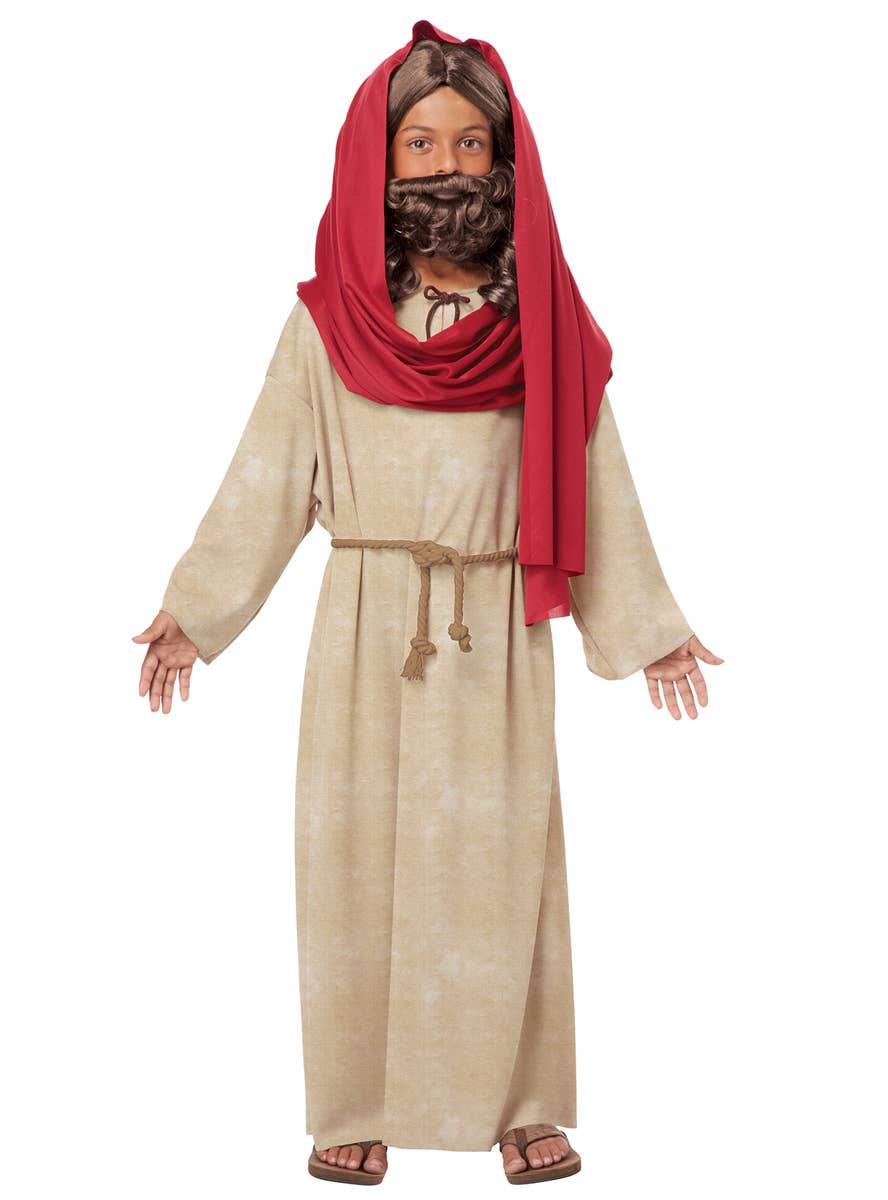 Boy's Jesus Christmas Bible Nativity Fancy Dress Costume Front