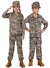 Child's  Military Soldier Unisex Fancy Dress Costume Front View