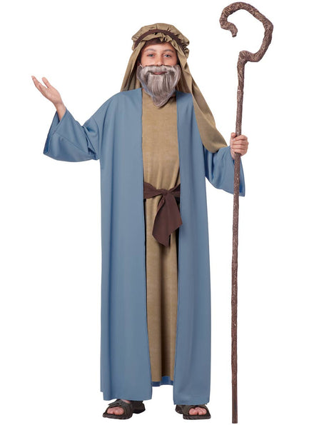 Boys Herdmsman Christmas Nativity Fancy Dress Costume Mian Image