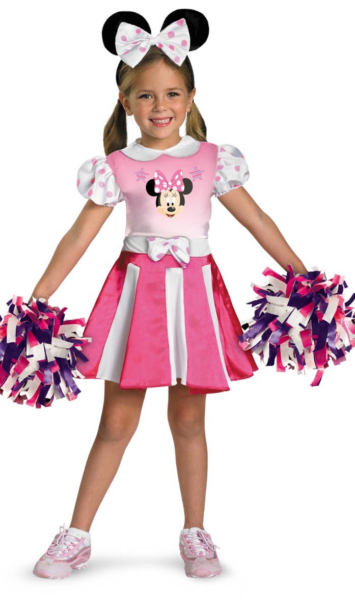 Disney Toddler Girl's Minnie Mouse Cheerleader Costume - Main Image