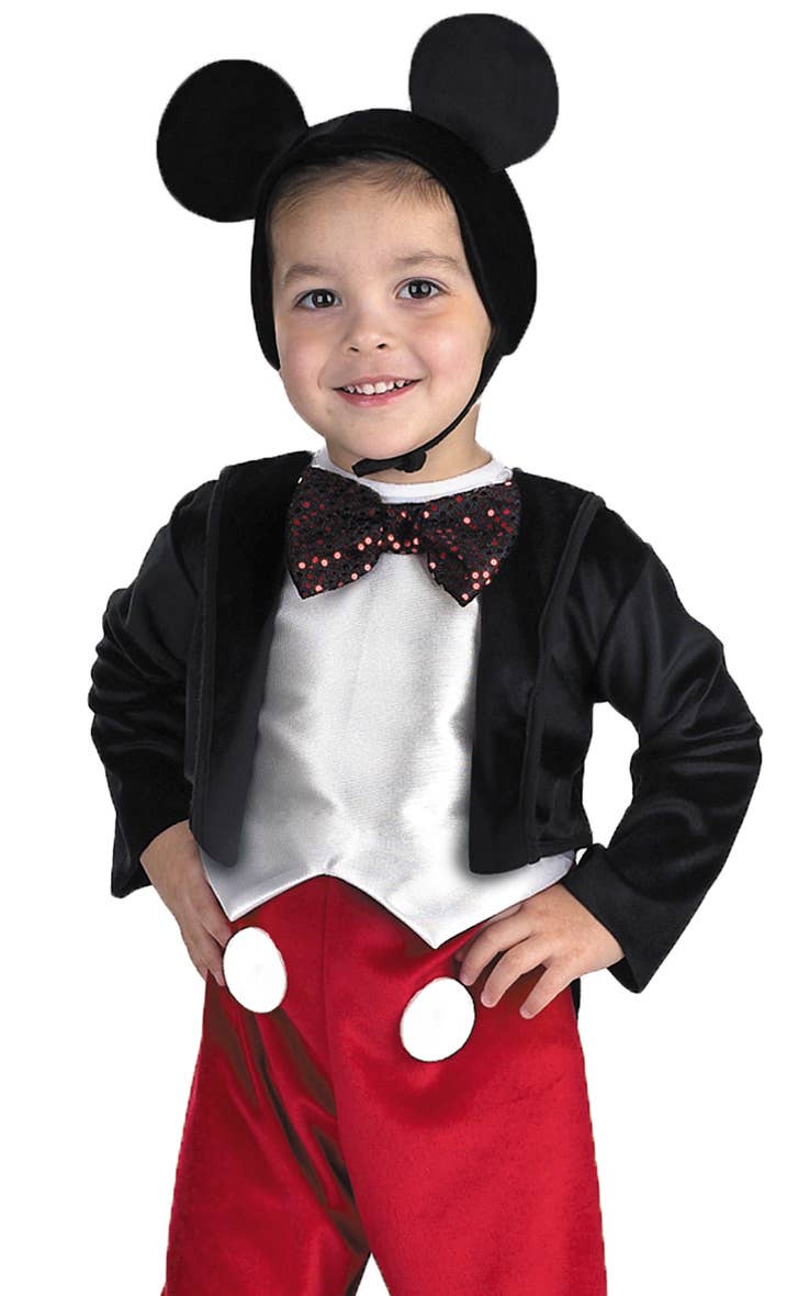 Kids Toddler Mickey Mouse Disney Costume Close up Image