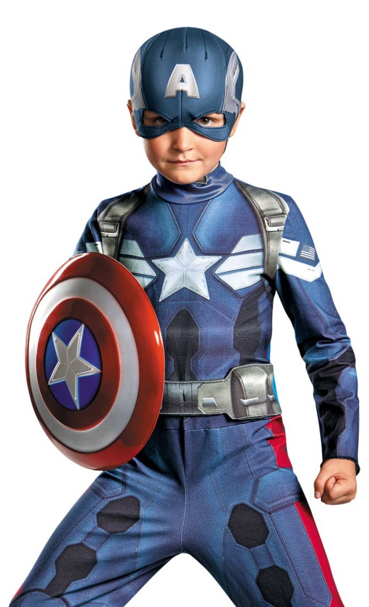 Captain America Winter Soldier Boy's Costume Main Image