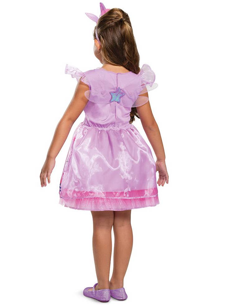 Girl's Purple Twilight Sparkle My Little Pony Costume - Back Image