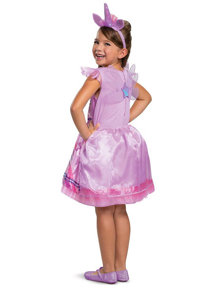 Girl's Purple Twilight Sparkle My Little Pony Costume - Side Image