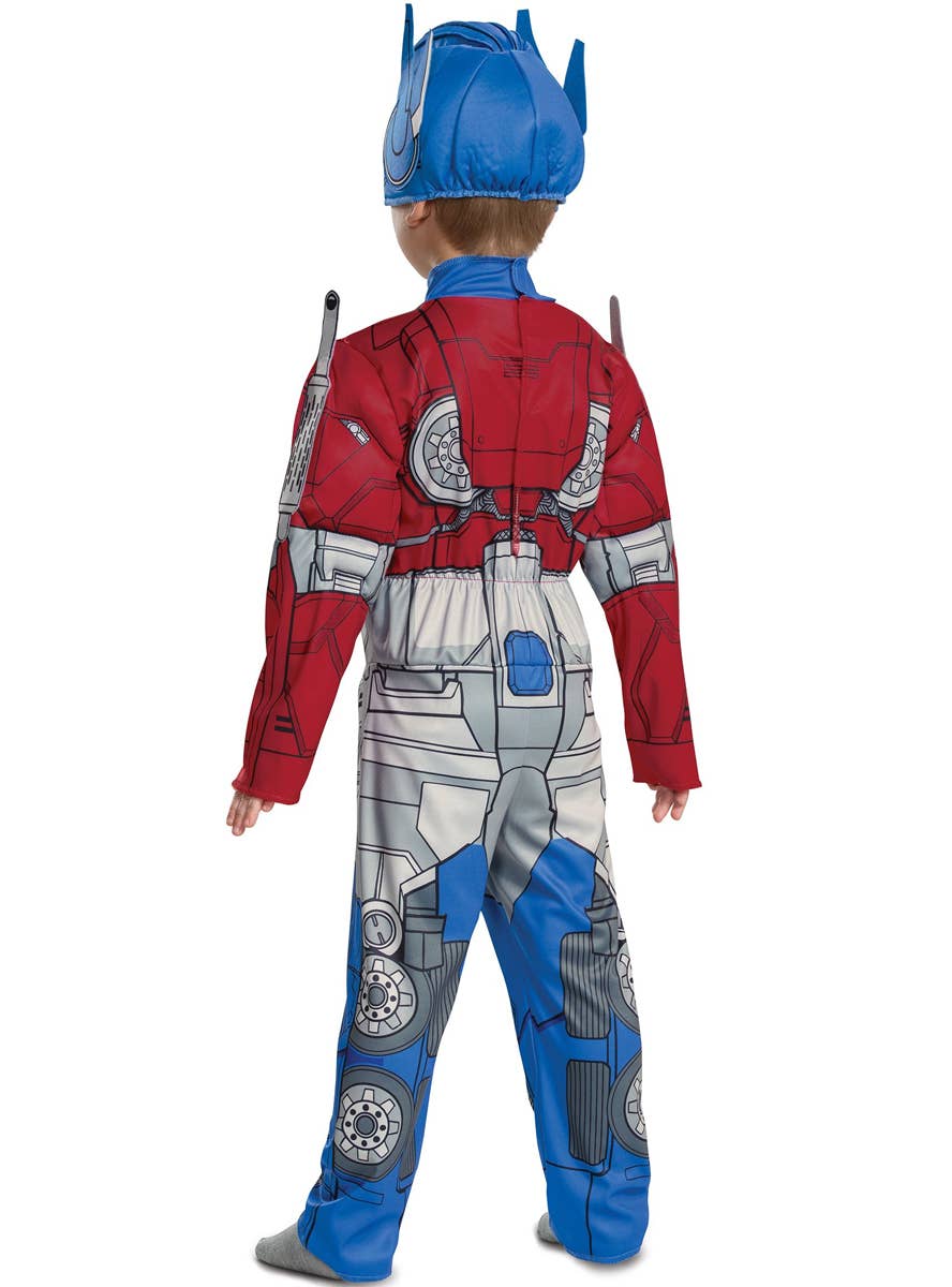 Toddler Optimus Prime Costume - Back Image