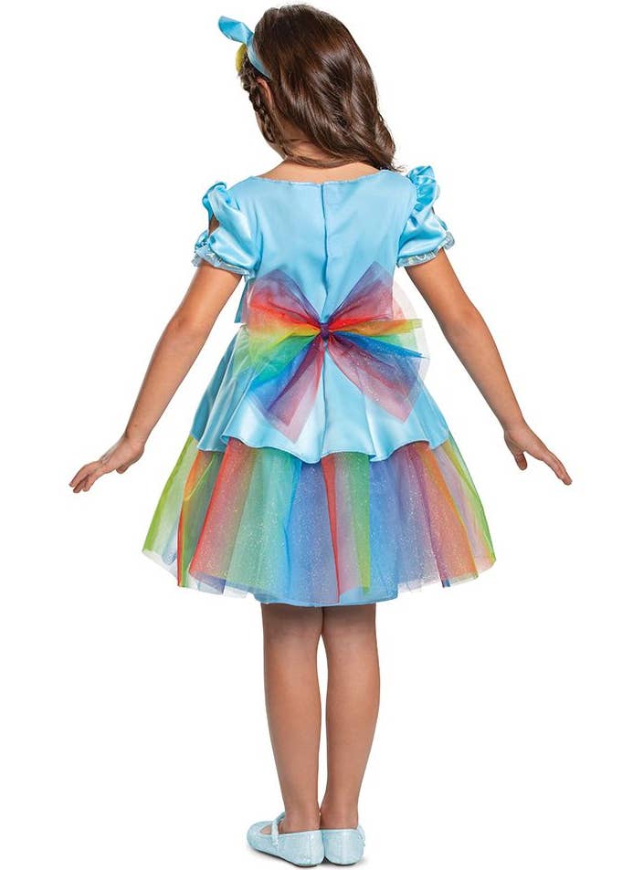 Deluxe Rainbow Dash Girl's My Little Pony Tutu Costume - Back Image