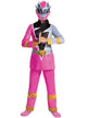 Pink Dino Fury Power Rangers Costume for Girls - Front Image