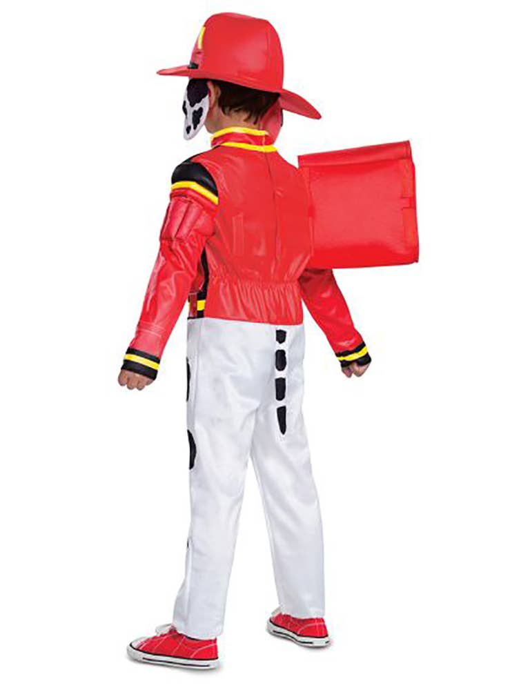Boy's Deluxe Marshall Paw Patrol Toddler Costume - Alt Back Image