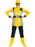 Deluxe Girl's Yellow Power Ranger Beast Morpher Costume - Front Image