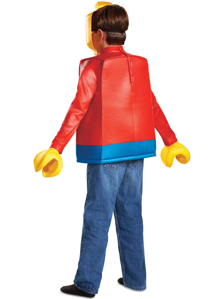 Lego Man Costume for Boys - Back Image