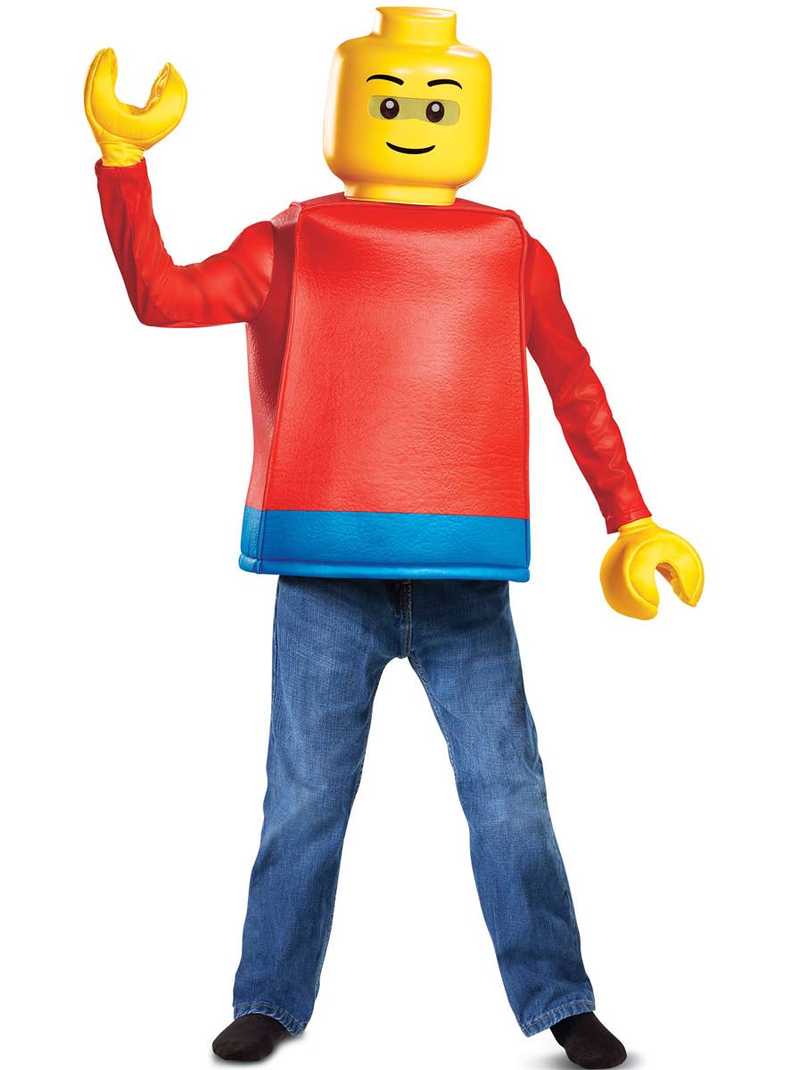 Lego Man Costume for Boys - Front Image