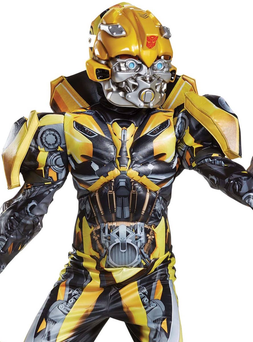 Prestige Boys Bumblebee Costume | Deluxe Transformers Boys Costume