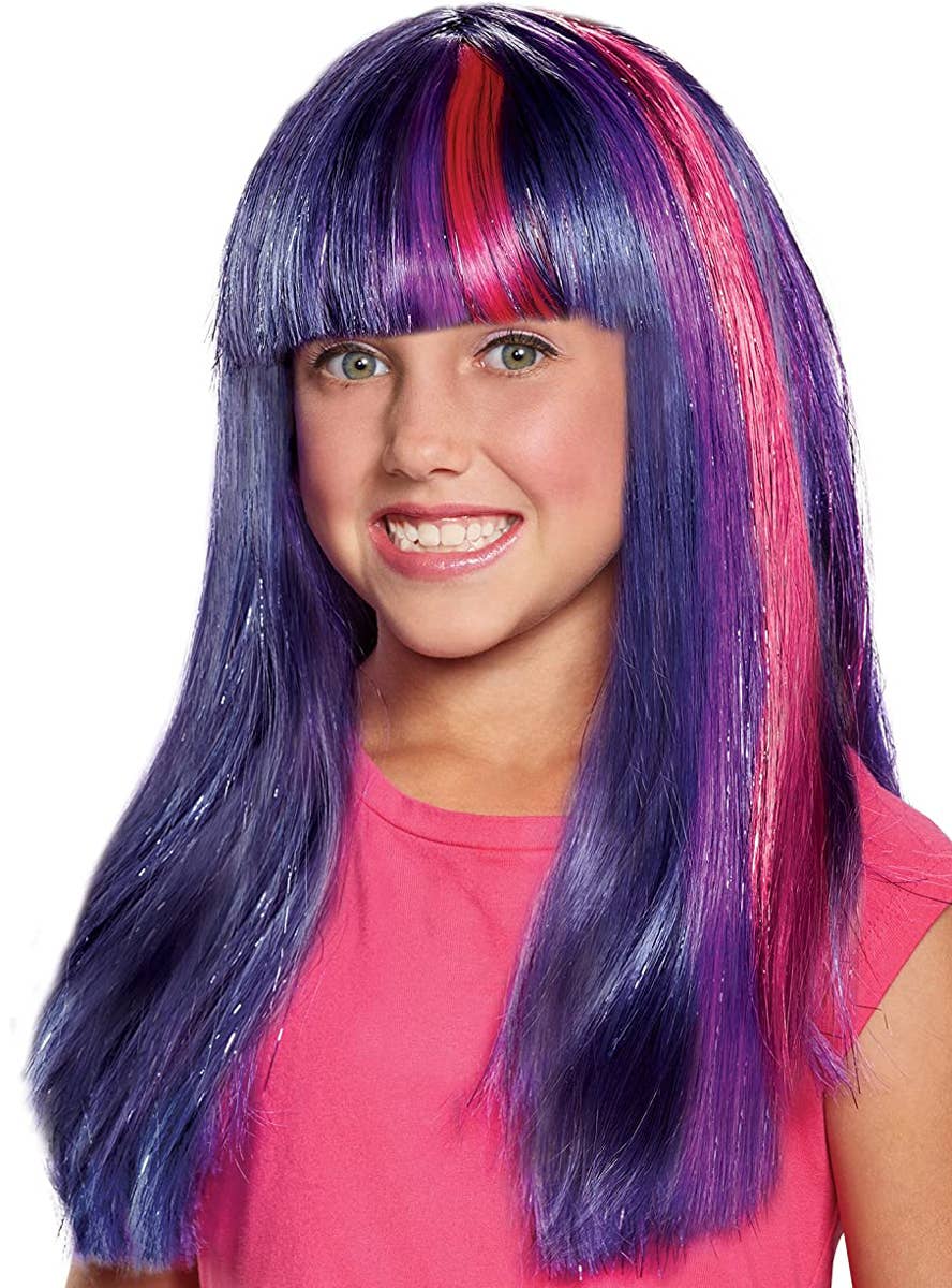 Twilight Sparkle Costume Wig for Girls