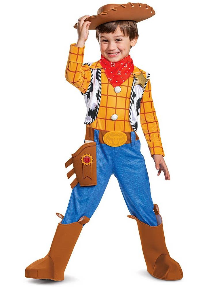 Boy's Toy Story Woody Costume - Alt Front Image