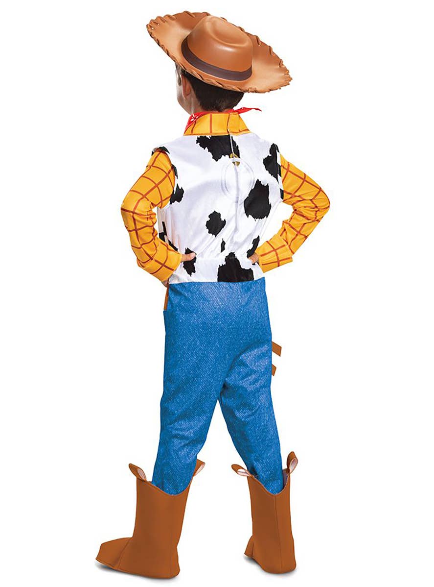 Boy's Toy Story Woody Costume - Back Image