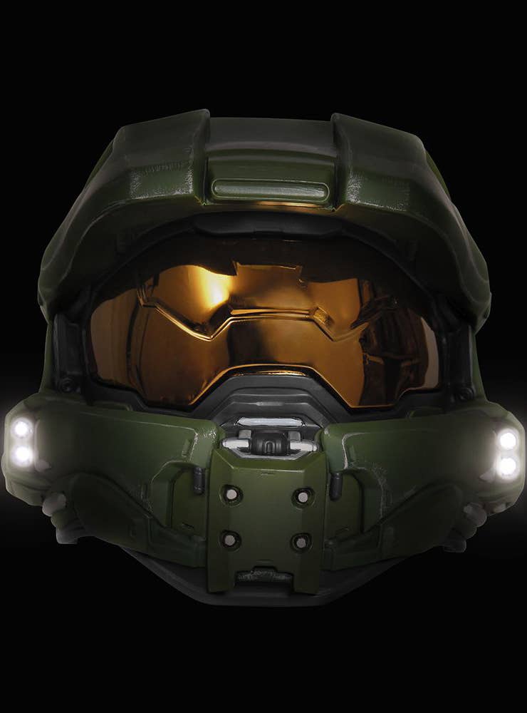 Kids Deluxe Light Up Halo Helmet - Alternate Image