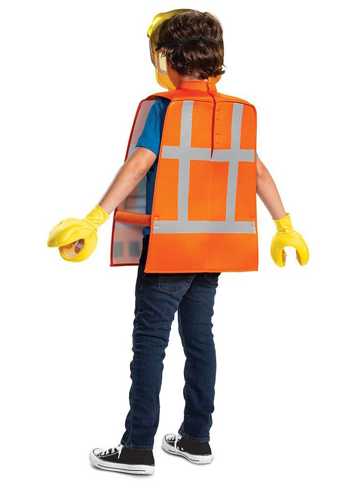 Basic Emmet Boy's Lego Movie Costume - Back Image