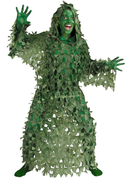 Boys Bushman Ghillie Suit Costume | Kids Camouflage Bush Costume