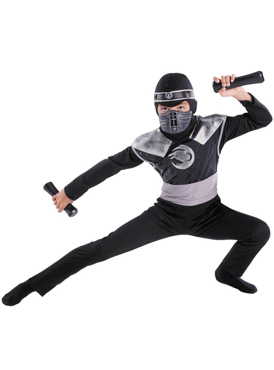 Boys Dark Raven Ninja Costume