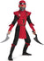 Boys Deluxe Red Ninja Fancy Dress Costume