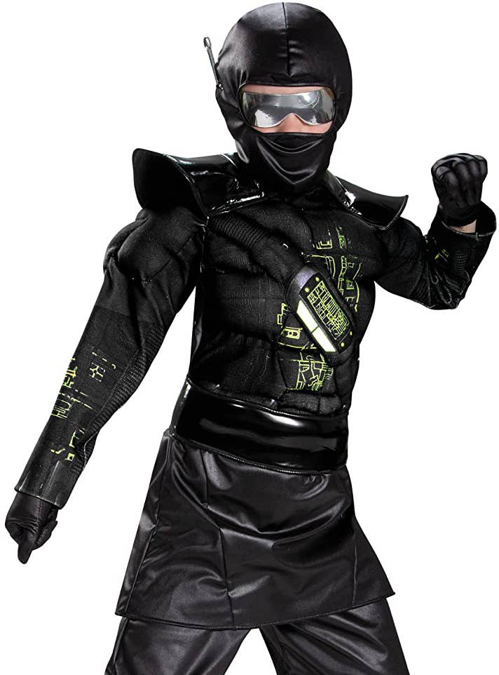 Ninja C.O.R.E Boys Costume - Close Up Image