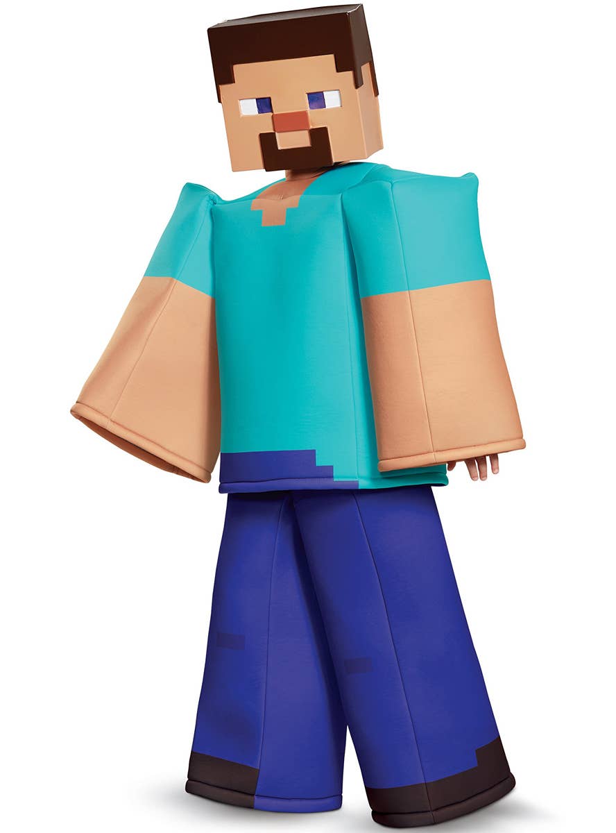 Prestige Minecraft Steve Costume for Boys - Alternate Image