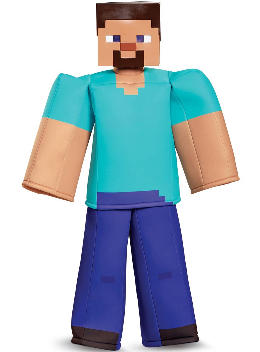 Prestige Minecraft Steve Costume for Boys - Main Image