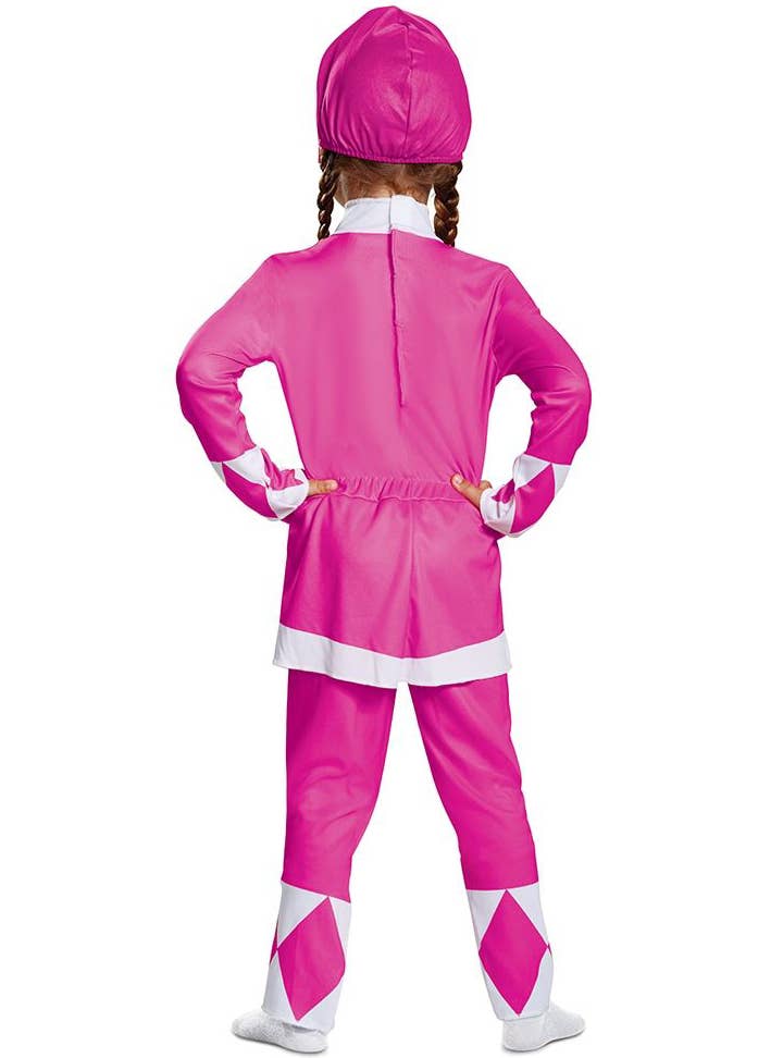 Pink Toddler Power Ranger Costume - Close Up Image