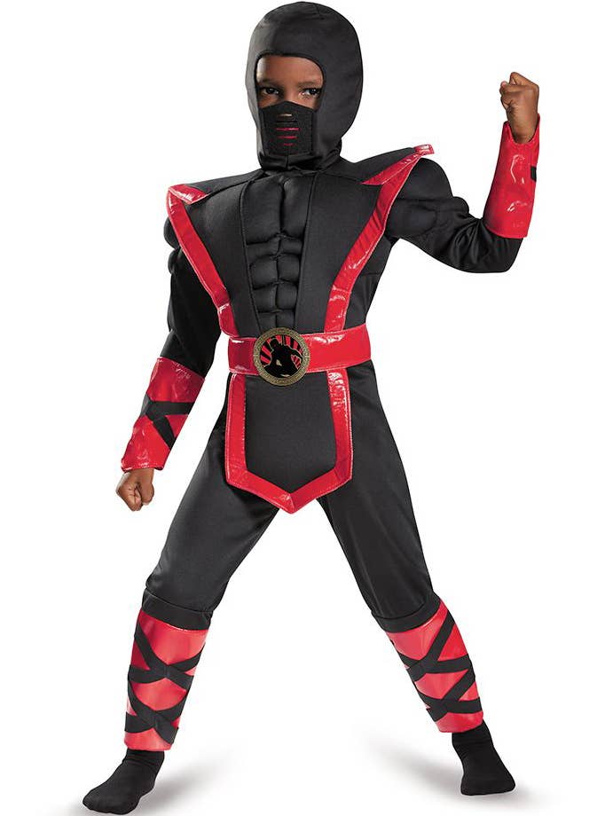 Toddler Red and Black Ninja Costume