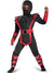 Toddler Red and Black Ninja Costume