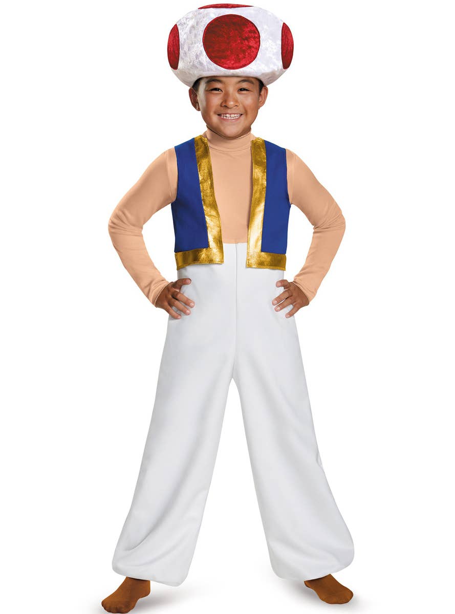 Kids Deluxe Toad Costume - Main Image