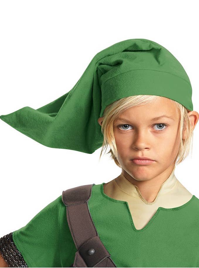 Boys Link Green Costume Hat