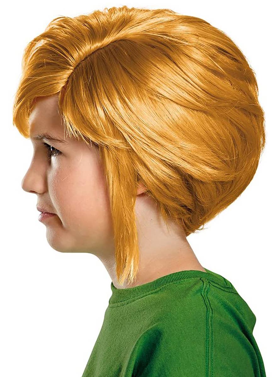 Short Legend of Zelda Boys Costume Wig - Side Image 2