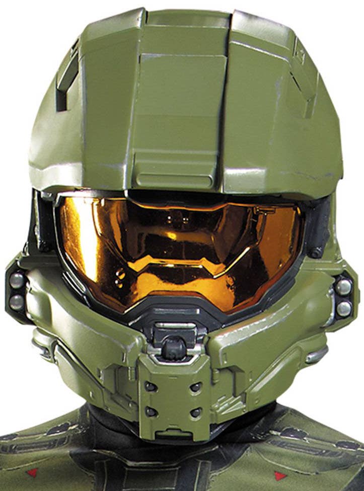 Classic Halo Master Chief Costume for Boys - Helmet Image