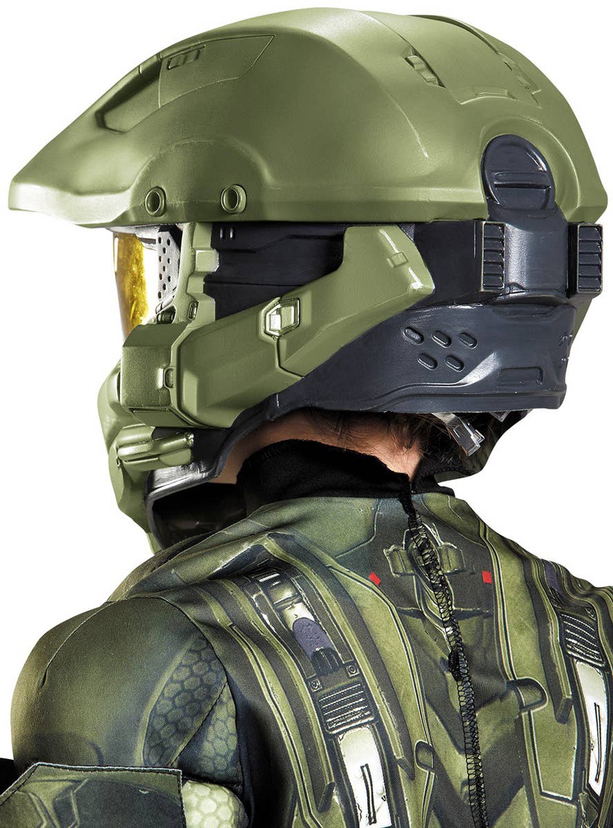 Master Chief Boys Deluxe Helmet - Back Image