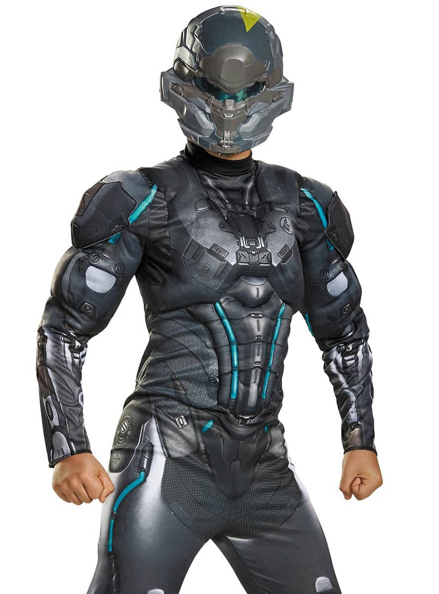 Spartan Locke Costume for Boys - Close Up Image