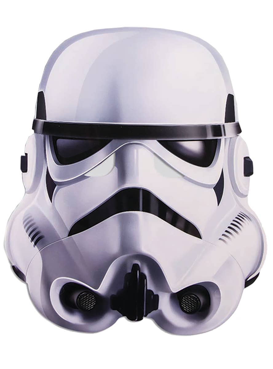 Flat Cardboard Stormtrooper Costume Mask Main Image