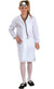 White Doctor's Lab Coat Kids Book Week Fancy Dress Costume Front View