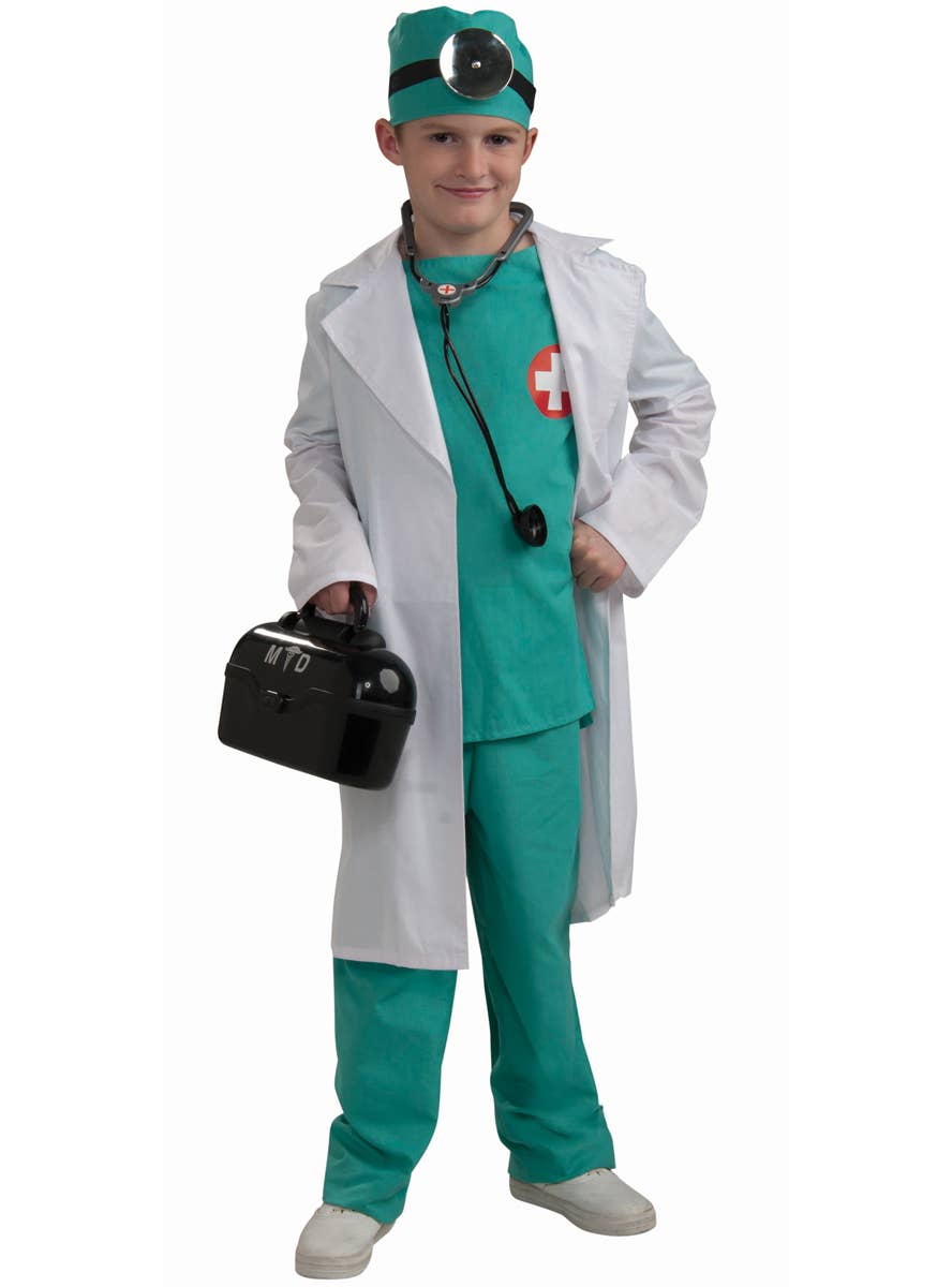 Doctor Scrubs and Lab Coat Costume
