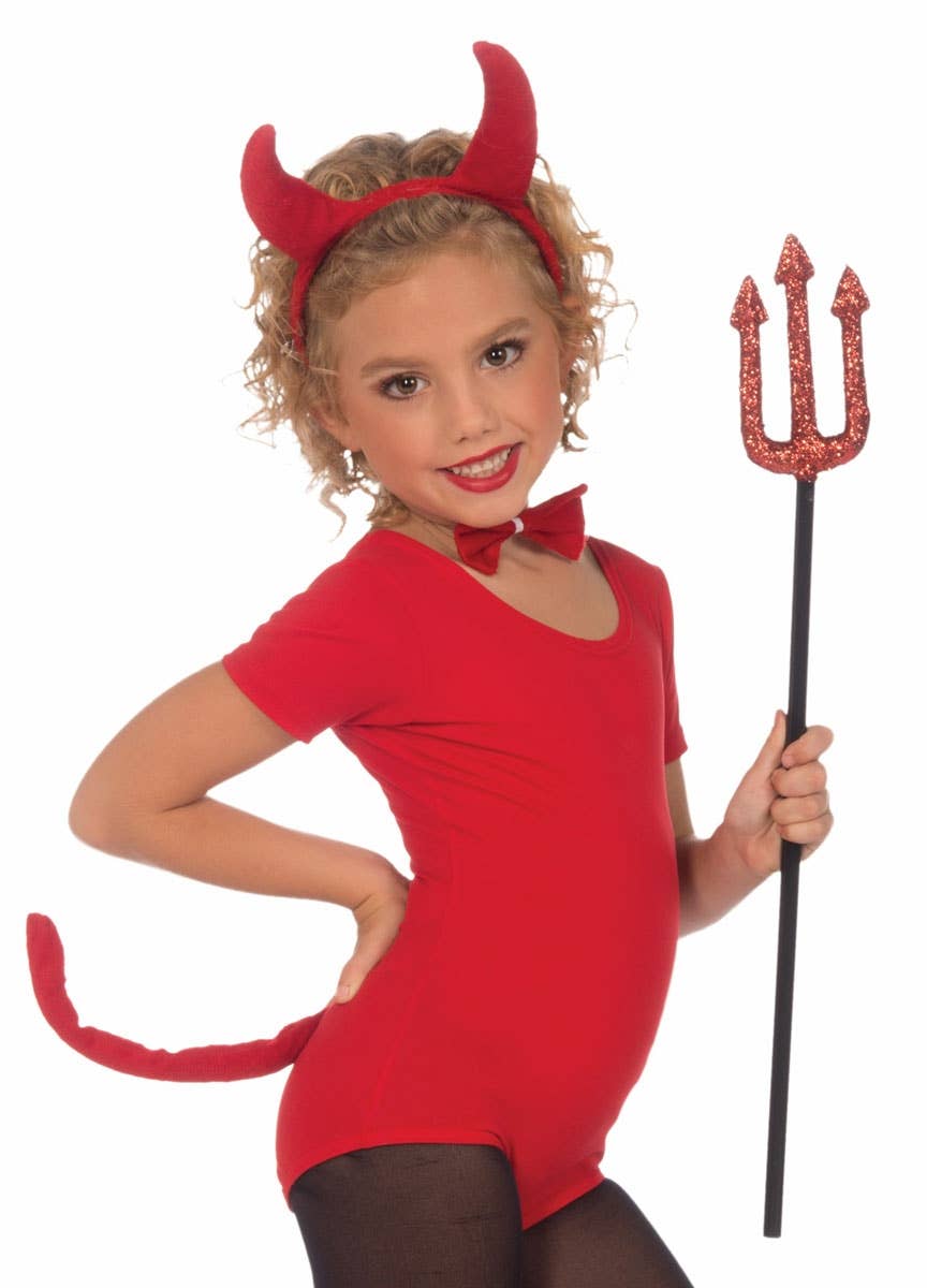 Cute Red Devil Costume Set | Kids Red Devil Halloween Costume Kit