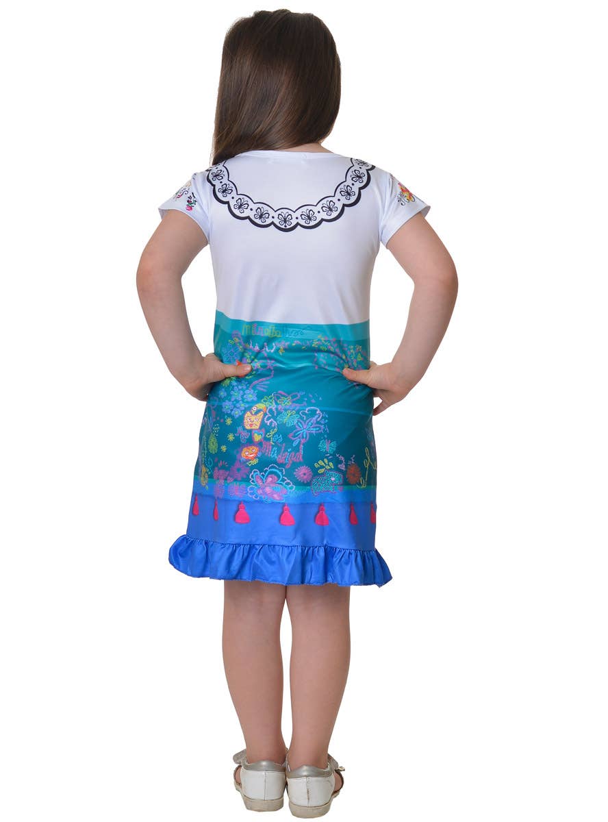 Image of Classic Mirabella Girl's Fancy Dress Costume and Bag - Back View